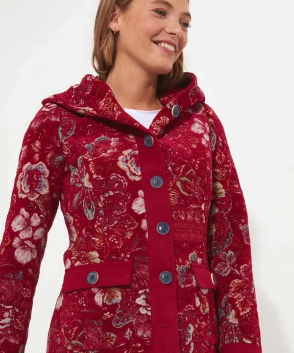Shop Women's Collection | Coats & Jackets | Sale Coats & Jacket | Top Picks | Women's | Women's Joe Browns Stunning Red Hooded Coat Red Multi