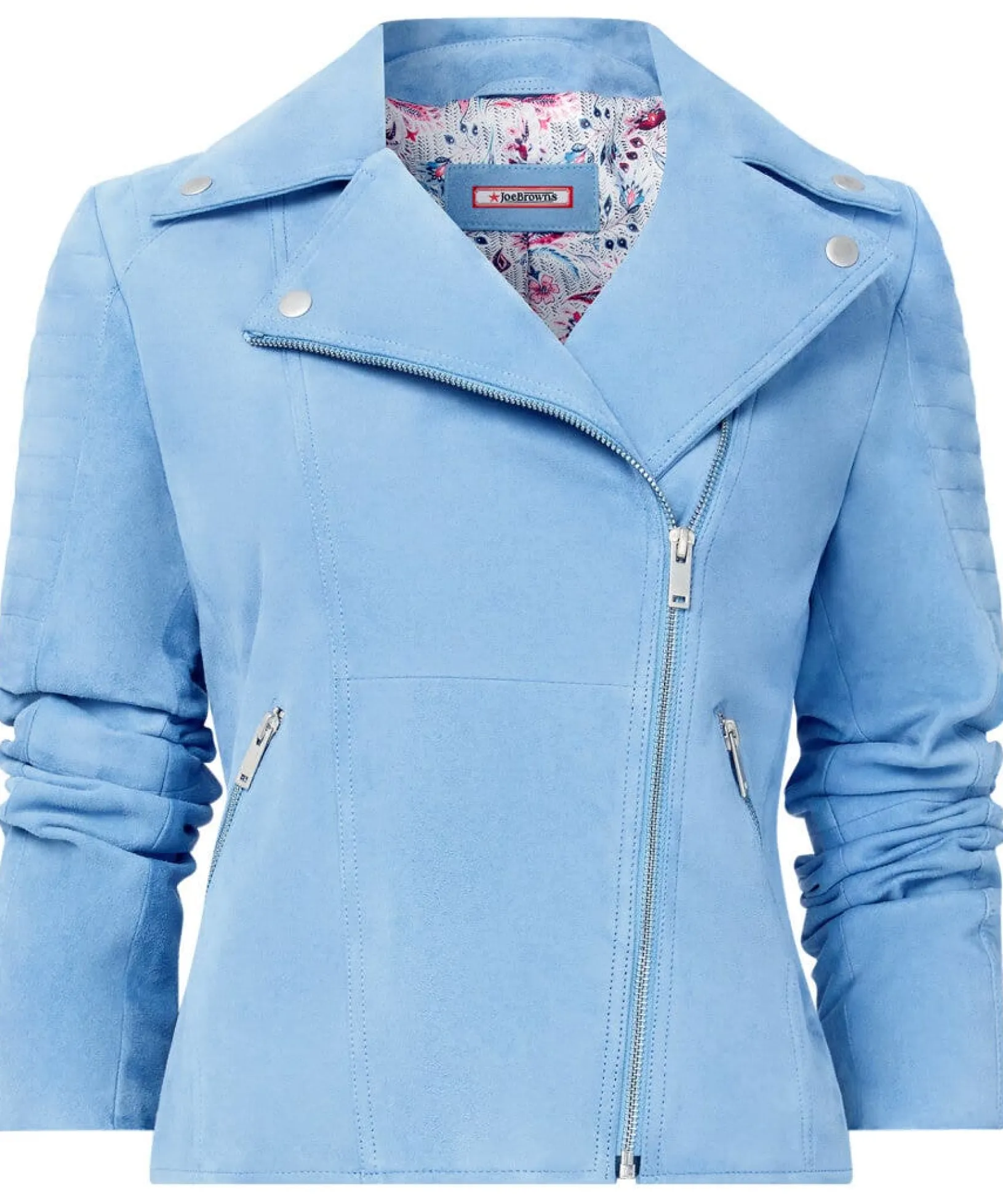 stunning_suede_jacket_1.webp Sale Coats & Jacket | Women's Joe Browns Stunning Suede Jacket Blue