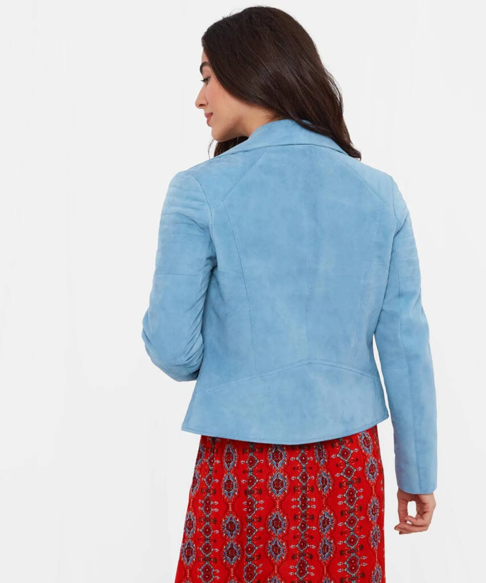stunning_suede_jacket_3.webp Sale Coats & Jacket | Women's Joe Browns Stunning Suede Jacket Blue