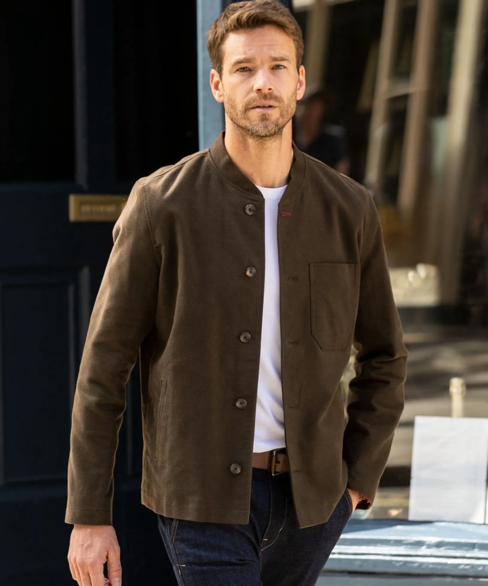 style_it_out_bomber_2.webp Shop Men's Collection | Coats & Jackets | Top Picks | Men,s Joe Browns Style It Out Bomber Brown