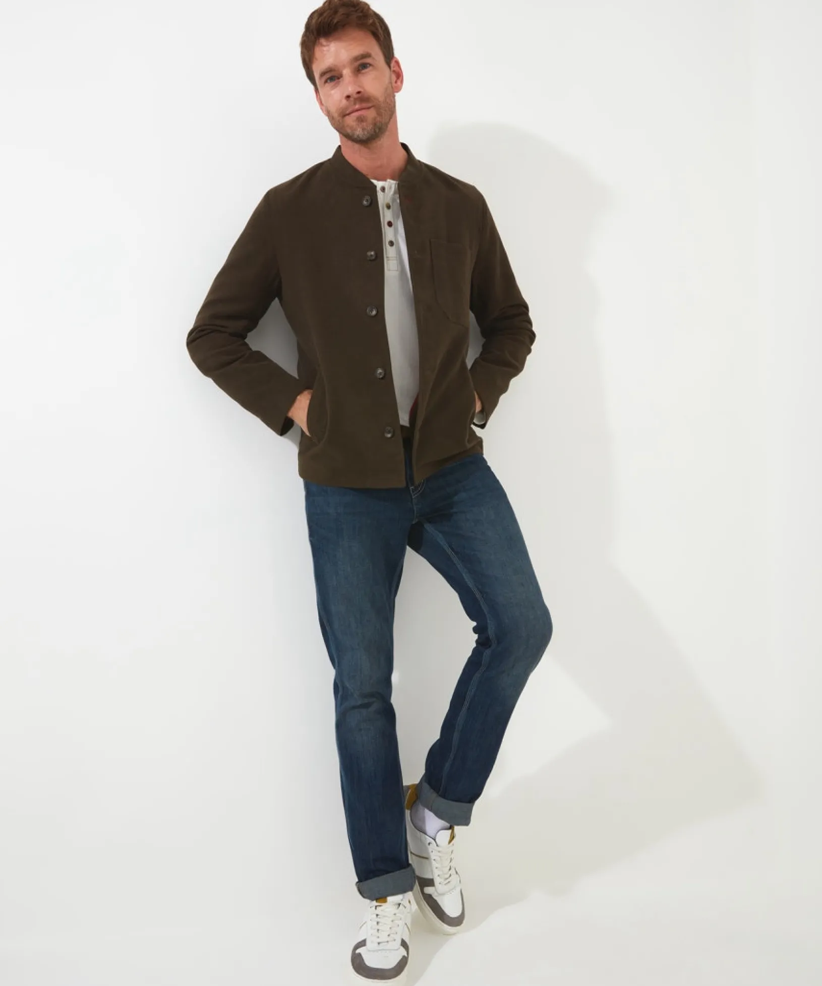 style_it_out_bomber_3.webp Shop Men's Collection | Coats & Jackets | Top Picks | Men,s Joe Browns Style It Out Bomber Brown