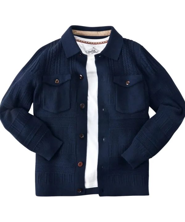 Shop Men's Collection | Layering Essentials | Knitwear & Jumpers | Sale Knitwear & Jumpers | Top Picks | Men，s | Men，s | Men，s Joe Browns Style It Up Cardigan Navy
