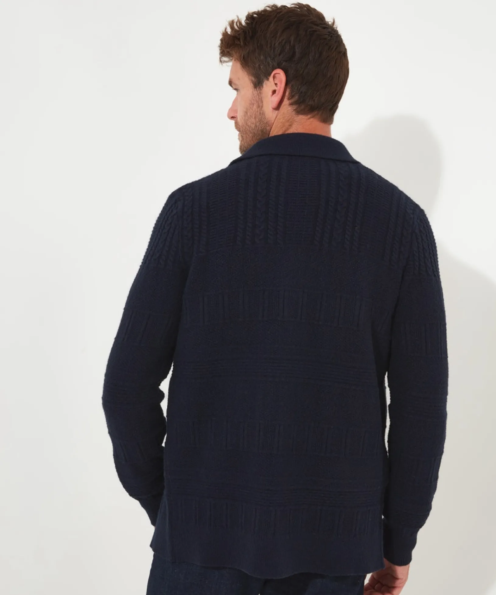 style_it_up_cardigan_4.webp Shop Men's Collection | Layering Essentials | Knitwear & Jumpers | Sale Knitwear & Jumpers | Top Picks | Men,s | Men,s | Men,s Joe Browns Style It Up Cardigan Navy