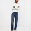Straight Leg Jeans | Jeans & Trousers | Denim Styles | Top Picks | Men，s | Men，s Joe Browns Stylish Straight Jeans Mid Blue