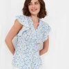 Sale Tops, Tunics & Blouses | Women's Joe Browns Summer Days Blouse Blue