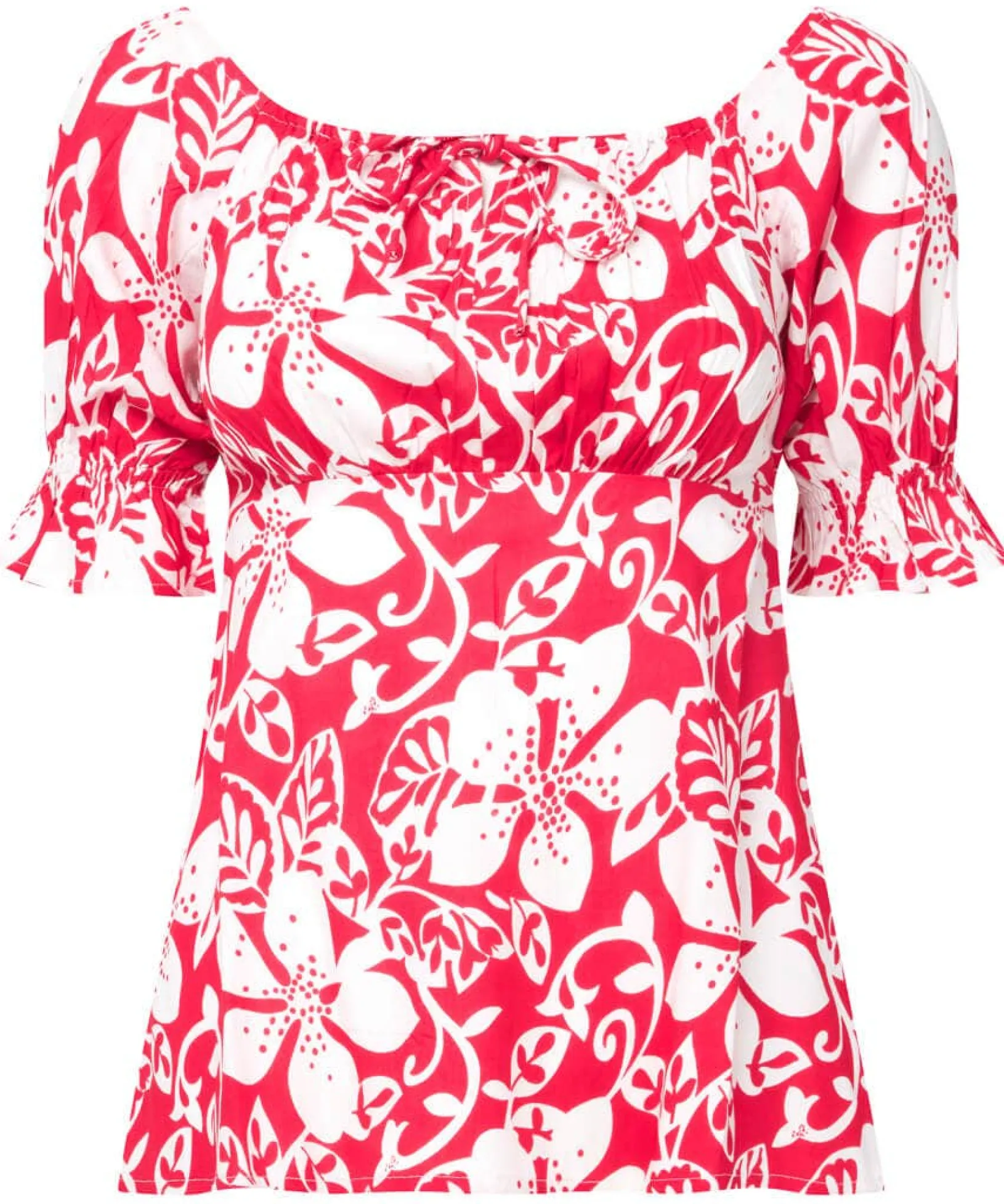sun_is_shining_printed_to_0.webp Sale Tops, Tunics & Blouses | Women's Joe Browns Sun Is Shining Printed Top Red