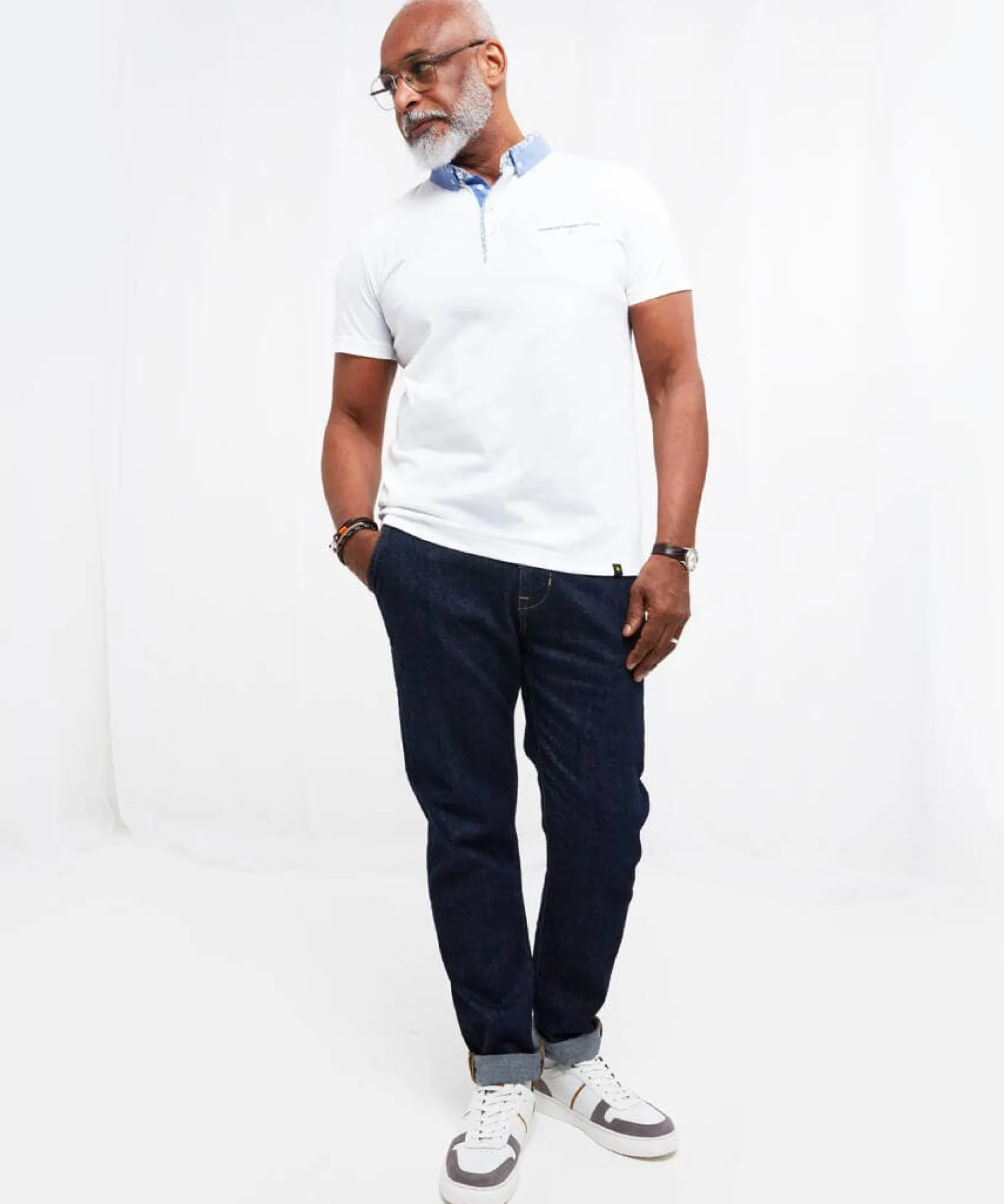 super_smart_polo_2.webp Shop Men's Collection | Plain Tops & T-Shirts | Tops & T-Shirts | Top Picks | Top Picks | Men,s Joe Browns Super Smart Polo White