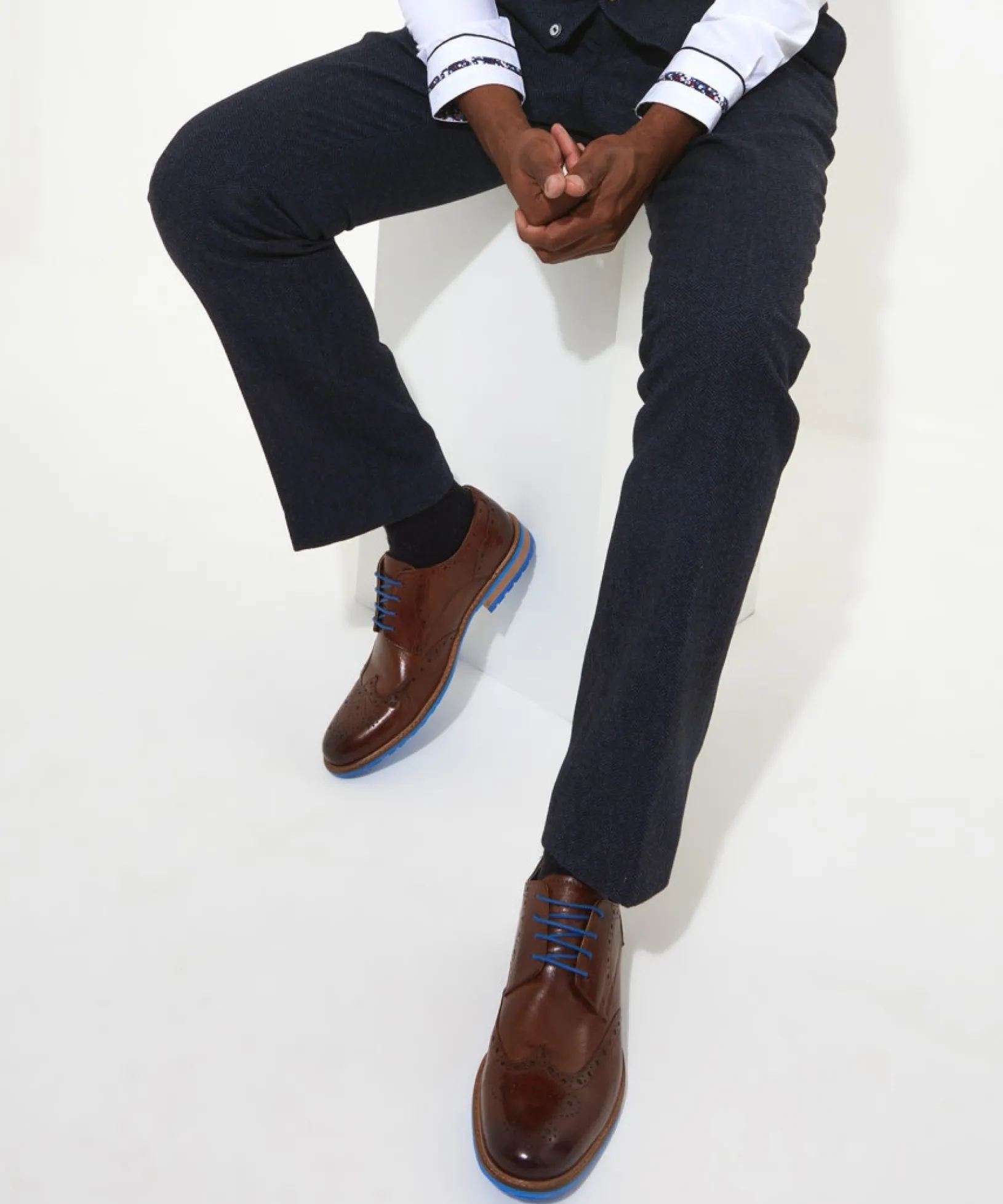 super_smart_trousers_2.webp Shop Men's Collection | Men's Partywear | Jeans & Trousers | Sale Jeans & Trousers | Top Picks | Top Picks | Men,s | Men,s Joe Browns Super Smart Trousers Blue