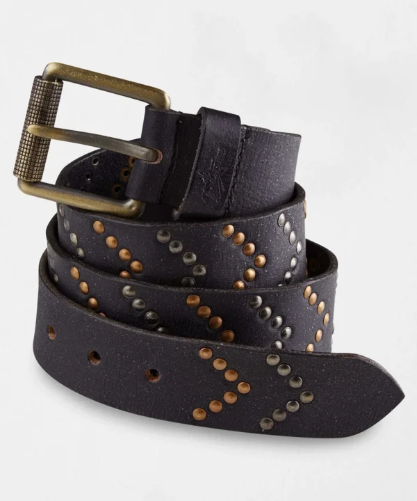 Men's Tailoring | Accessories | Top Picks | Men,s Joe Browns Super Studded Leather Belt Black
