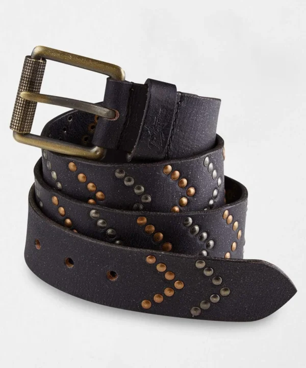 Men's Tailoring | Accessories | Top Picks | Men，s Joe Browns Super Studded Leather Belt Black