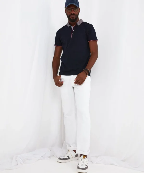 Shop Men's Collection | Plain Tops & T-Shirts | Tops & T-Shirts | Sale Tops & T-Shirts | Top Picks | Top Picks | Men,s | Men,s Joe Browns Superb Smart Polo Navy