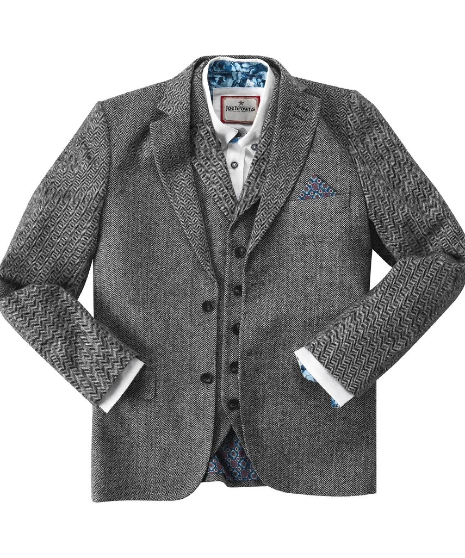 tailored_to_perfection_bl_1.webp Shop Men's Collection | Men's Partywear | Blazers | Men's Tailoring | Coats & Jackets | Top Picks | Top Picks | Men,s | Top Picks | Men,s Joe Browns Tailored To Perfection Blazer Grey