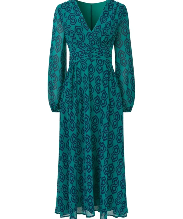 Shop Women's Collection | Midi Dresses | Dresses | Sale Dresses | Top Picks | Top Picks | Women's | Women's Joe Browns Tamzin Printed Dress Green