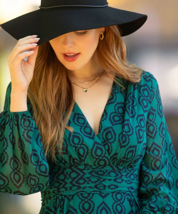 Shop Women's Collection | Midi Dresses | Dresses | Sale Dresses | Top Picks | Top Picks | Women's | Women's Joe Browns Tamzin Printed Dress Green