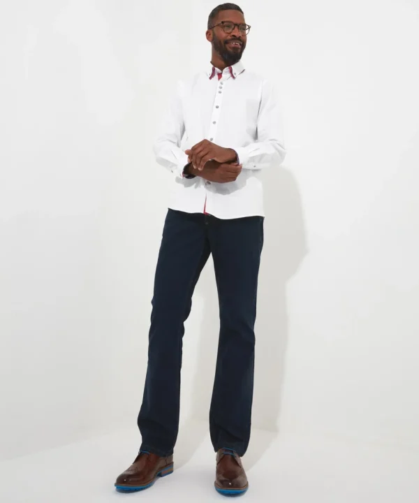 Shop Men's Collection | Work Shirts | Men's Tailoring | Shirts | Sale Shirts | Top Picks | Top Picks | Top Picks | Men,s | Men,s Joe Browns Terrific Triple Collar Shirt White