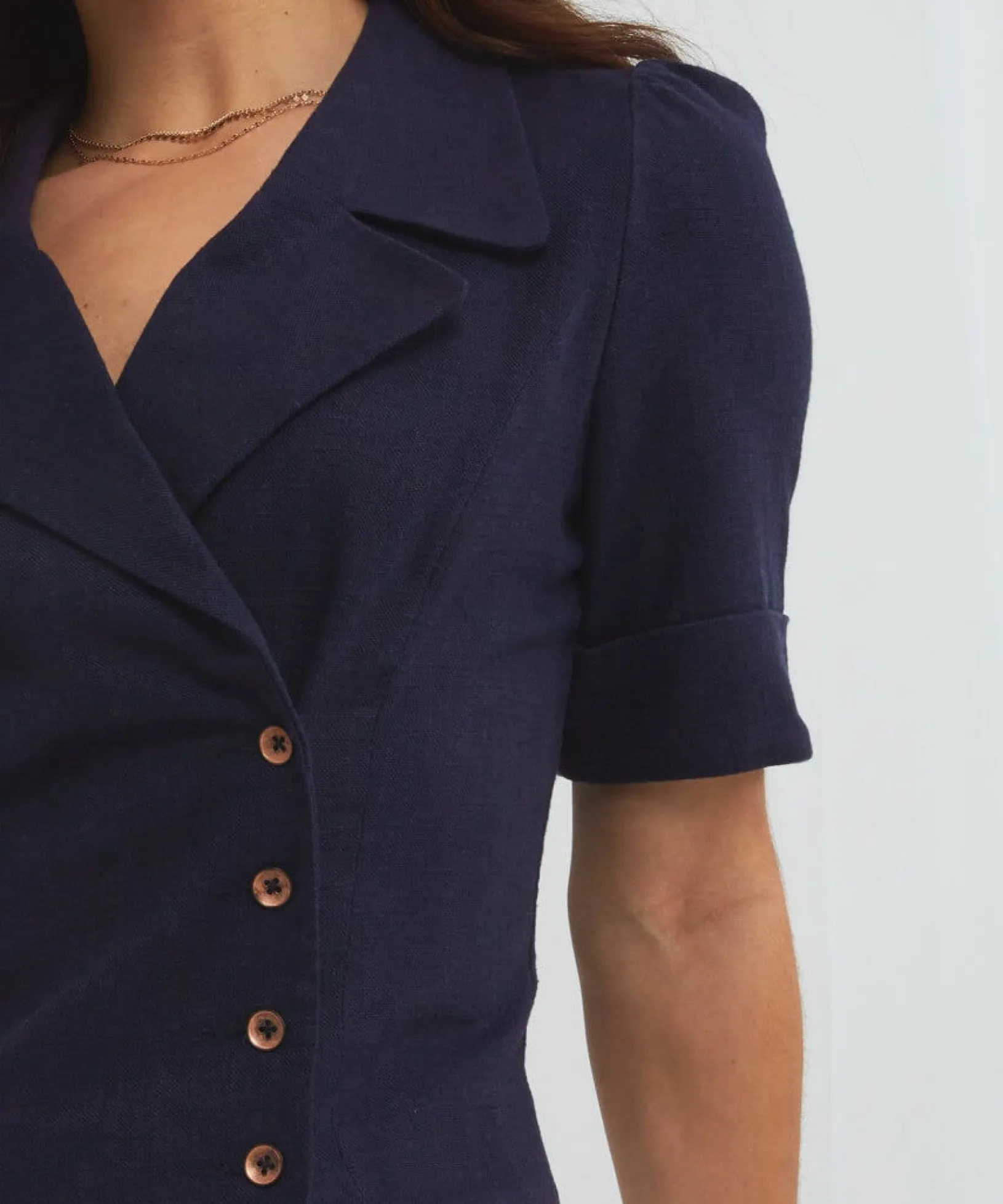 the_ava_dress_jacket_4.webp Shop Blazers | Sale Coats & Jacket | Women's | Women's Joe Browns The Ava Dress Jacket Navy / White