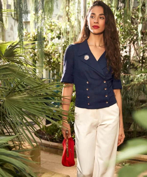 Shop Blazers | Sale Coats & Jacket | Women's | Women's Joe Browns The Ava Dress Jacket Navy / White
