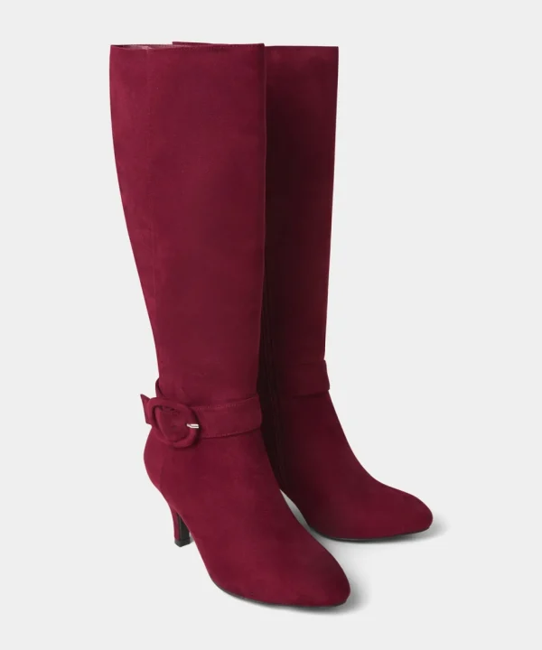 Knee High Boots | Party Footwear | Boots & Shoes | Sale Boots & Shoes | Top Picks | Top Picks | Women's | Women's Joe Browns The Way She Moves Boots Deep Red