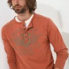 Shop Men's Collection | Henley Tops | Layering Essentials | Tops & T-Shirts | Sale Tops & T-Shirts | Top Picks | Men，s | Men，s | Men，s | Men，s Joe Browns Timeless Trip Henley Orange