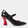 Party Footwear | Boots & Shoes | Sale Boots & Shoes | Top Picks | Women's | Women's Joe Browns Topping Perfection Patent Shoes Black/Red