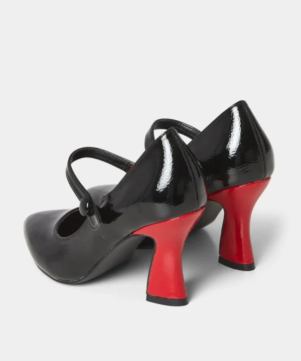 Party Footwear | Boots & Shoes | Sale Boots & Shoes | Top Picks | Women's | Women's Joe Browns Topping Perfection Patent Shoes Black/Red