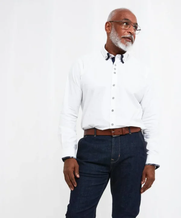 Shop Men's Collection | Shirts | Sale Shirts | Top Picks | Men,s | Men,s Joe Browns Triple The Style Shirt White