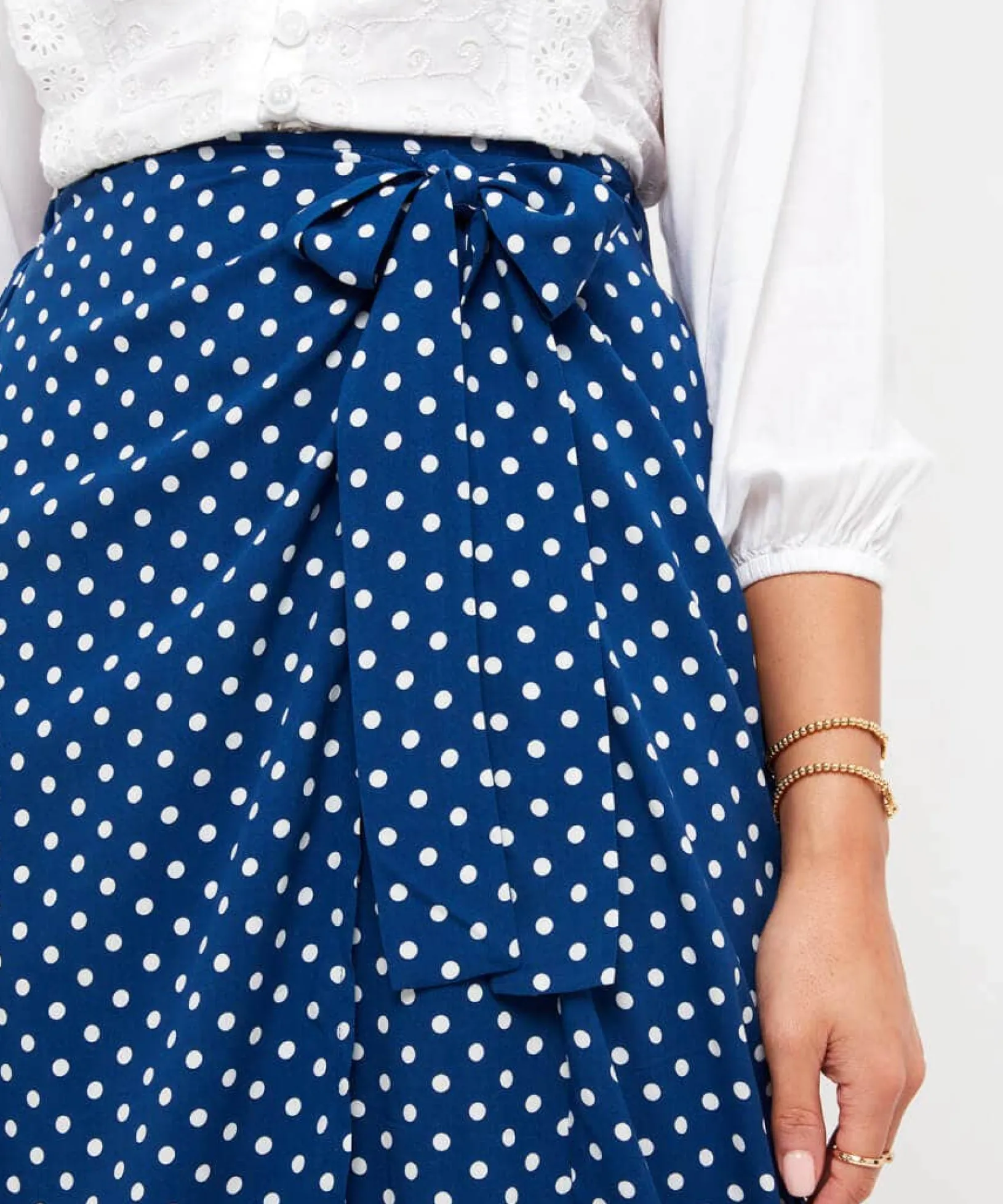 trixie_spot_skirt_4.webp Sale Skirts | Women's Joe Browns Trixie Spot Skirt Blue