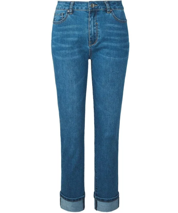 Sale Jeans & Trousers | Women's Joe Browns Turn Up Jeans Mid Denim / Indigo