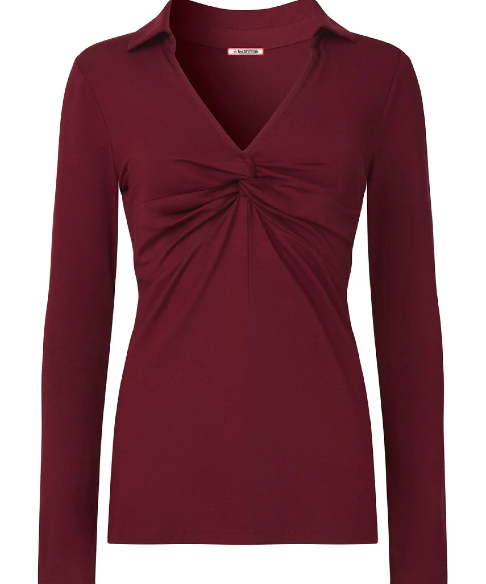 twist_front_jersey_top_1.webp Shop Women's Collection | Tops, Tunics & Blouses | Sale Tops, Tunics & Blouses | Top Picks | Women's | Women's Joe Browns Twist Front Jersey Top Berry