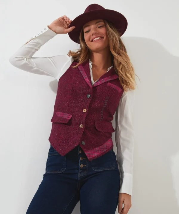 Shop Women's Collection | Waistcoats | Coats & Jackets | Top Picks | Women's | Women's Joe Browns Ultimate Classic Waistcoat Berry