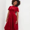 Shop Women's Collection | Velvet & Devor茅 Dresses | Midi Dresses | Party Dresses | Occasion Outfits | Dresses | Sale Dresses | Top Picks | Top Picks | Top Picks | Top Picks | Top Picks | Women's | Women's Joe Browns Valencia Velour Dress Red