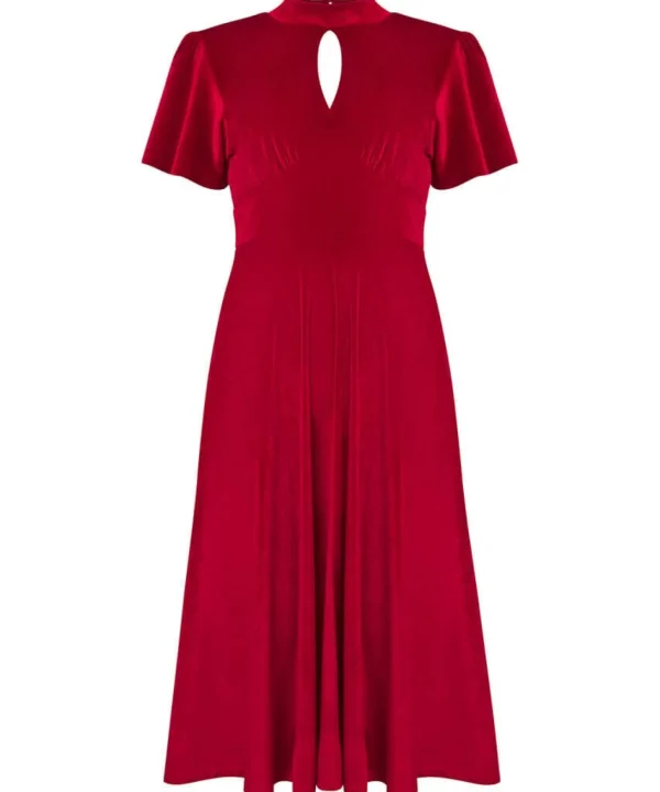 Shop Women's Collection | Velvet & Devor茅 Dresses | Midi Dresses | Party Dresses | Occasion Outfits | Dresses | Sale Dresses | Top Picks | Top Picks | Top Picks | Top Picks | Top Picks | Women's | Women's Joe Browns Valencia Velour Dress Red