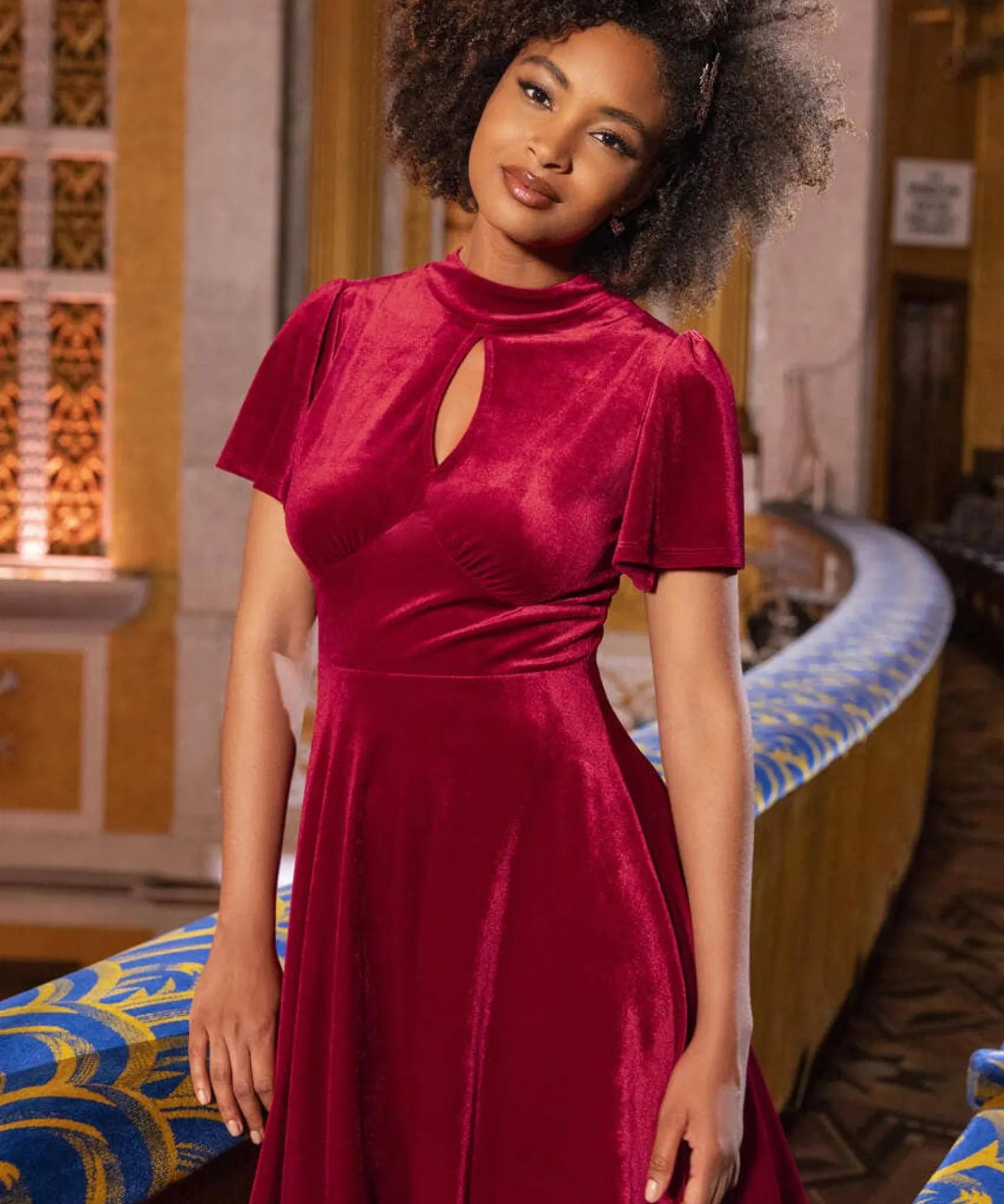valencia_velour_dress_6.webp Shop Women's Collection | Velvet & Devor茅 Dresses | Midi Dresses | Party Dresses | Occasion Outfits | Dresses | Sale Dresses | Top Picks | Top Picks | Top Picks | Top Picks | Top Picks | Women's | Women's Joe Browns Valencia Velour Dress Red