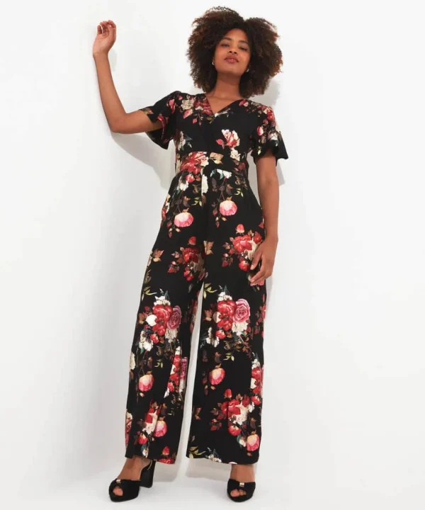 Shop Women's Collection | Jumpsuits | Jeans & Trousers | Sale Jumpsuits | Sale Jeans & Trousers | Top Picks | Women's | Women's | Women's | Women's Joe Browns Veleta Velour Jumpsuit Black