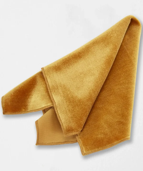 Sale Gifts | Sale Accessories | Men，s | Men，s Joe Browns Velvet Pocket Square Mustard / Dark Red