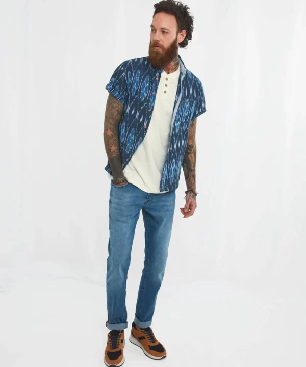 Plain Tops & T-Shirts | Henley Tops | Layering Essentials | Tops & T-Shirts | Top Picks | Men，s | Men，s | Men，s Joe Browns Versatile Henley Cream / Green / Blue / Orange