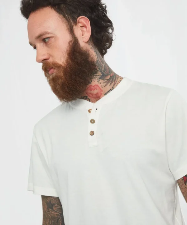 Plain Tops & T-Shirts | Henley Tops | Layering Essentials | Tops & T-Shirts | Top Picks | Men，s | Men，s | Men，s Joe Browns Versatile Henley Cream / Green / Blue / Orange