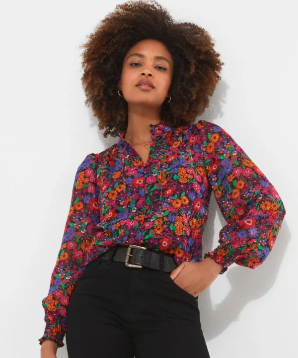 Tops, Tunics & Blouses | Sale Tops, Tunics & Blouses | Women's | Women's Joe Browns Vibrant Printed Blouse Multi