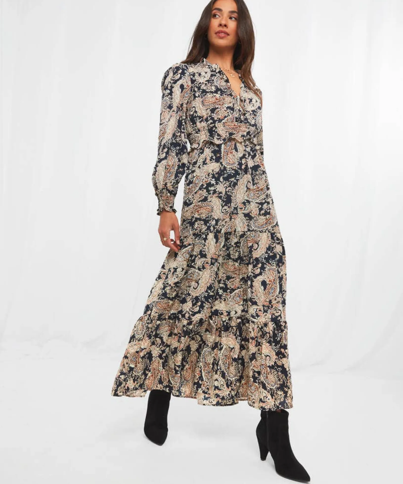 victorias_favourite_paisl_2.webp Sale Dresses | Women's Joe Browns Victoria's Favourite Paisley Dress Multi
