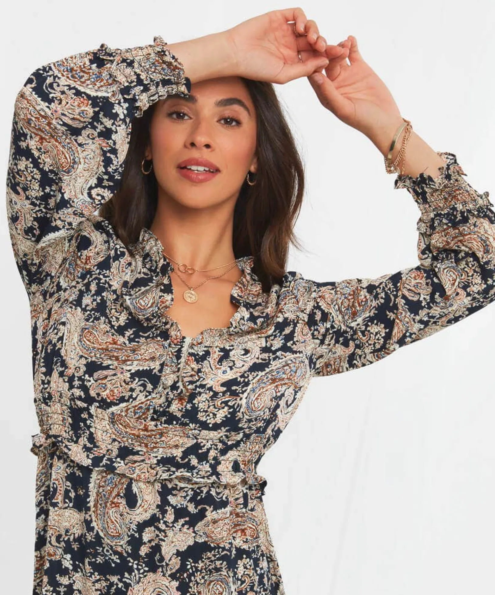 victorias_favourite_paisl_4.webp Sale Dresses | Women's Joe Browns Victoria's Favourite Paisley Dress Multi
