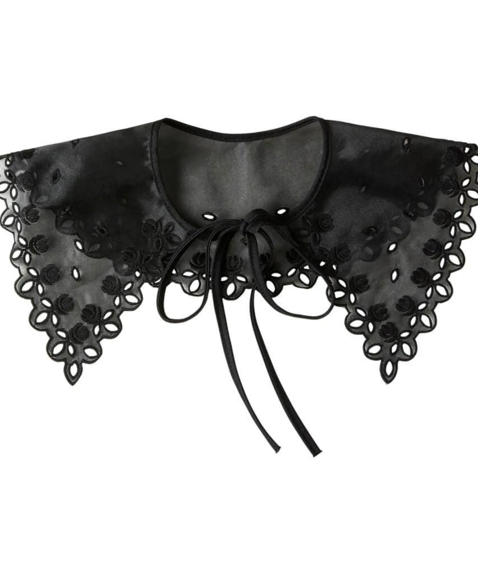 vintage_style_tie_collar_0.webp Sale Accessories & Jewellery | Women's Joe Browns Vintage Style Tie Collar Black / White