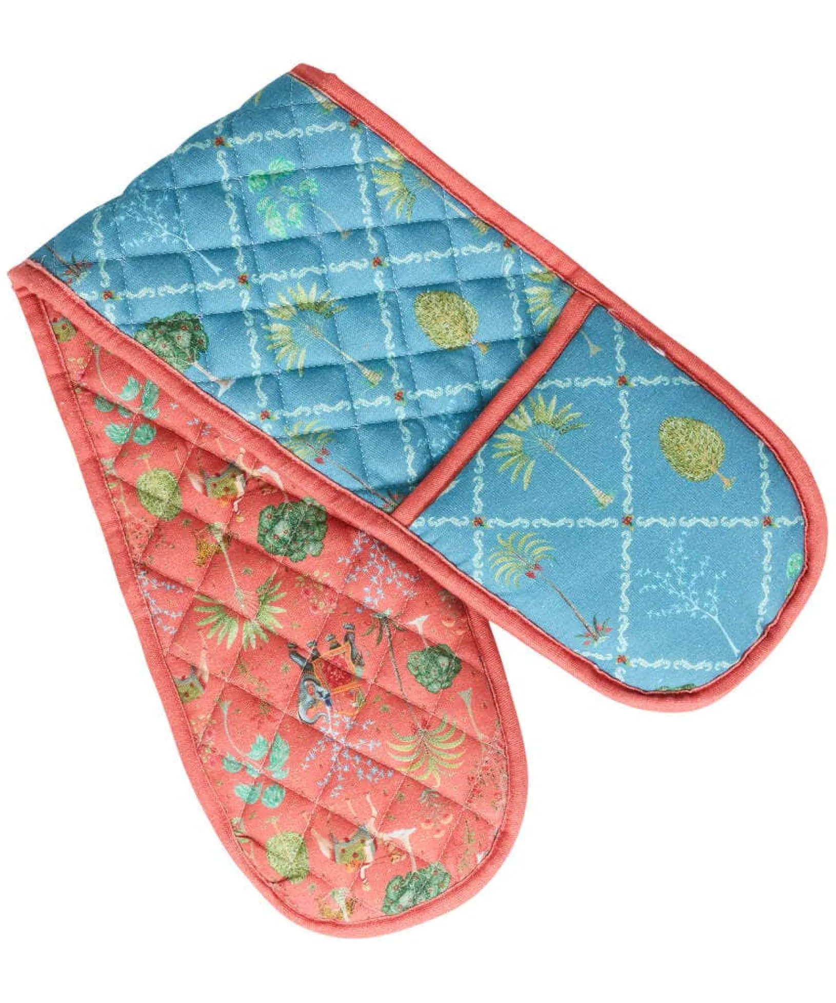 wanderlust_double_oven_gl_1.webp Nature Décor | Tea Towels | Kitchen | Home | Home | Home Joe Browns Wanderlust Double Oven Glove Multi