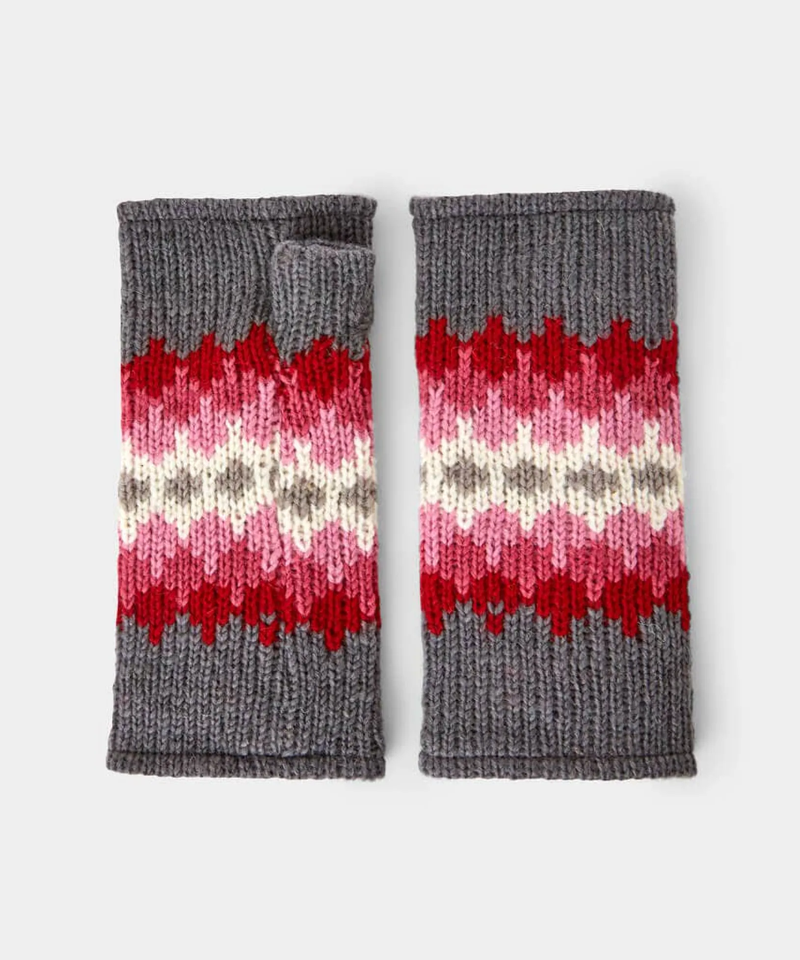 warm_and_cosy_fingerless__1.webp Gifts | Accessories & Jewellery | Sale Accessories & Jewellery | Women's | Women's | Women's Joe Browns Warm And Cosy Fingerless Mitts Pink Multi