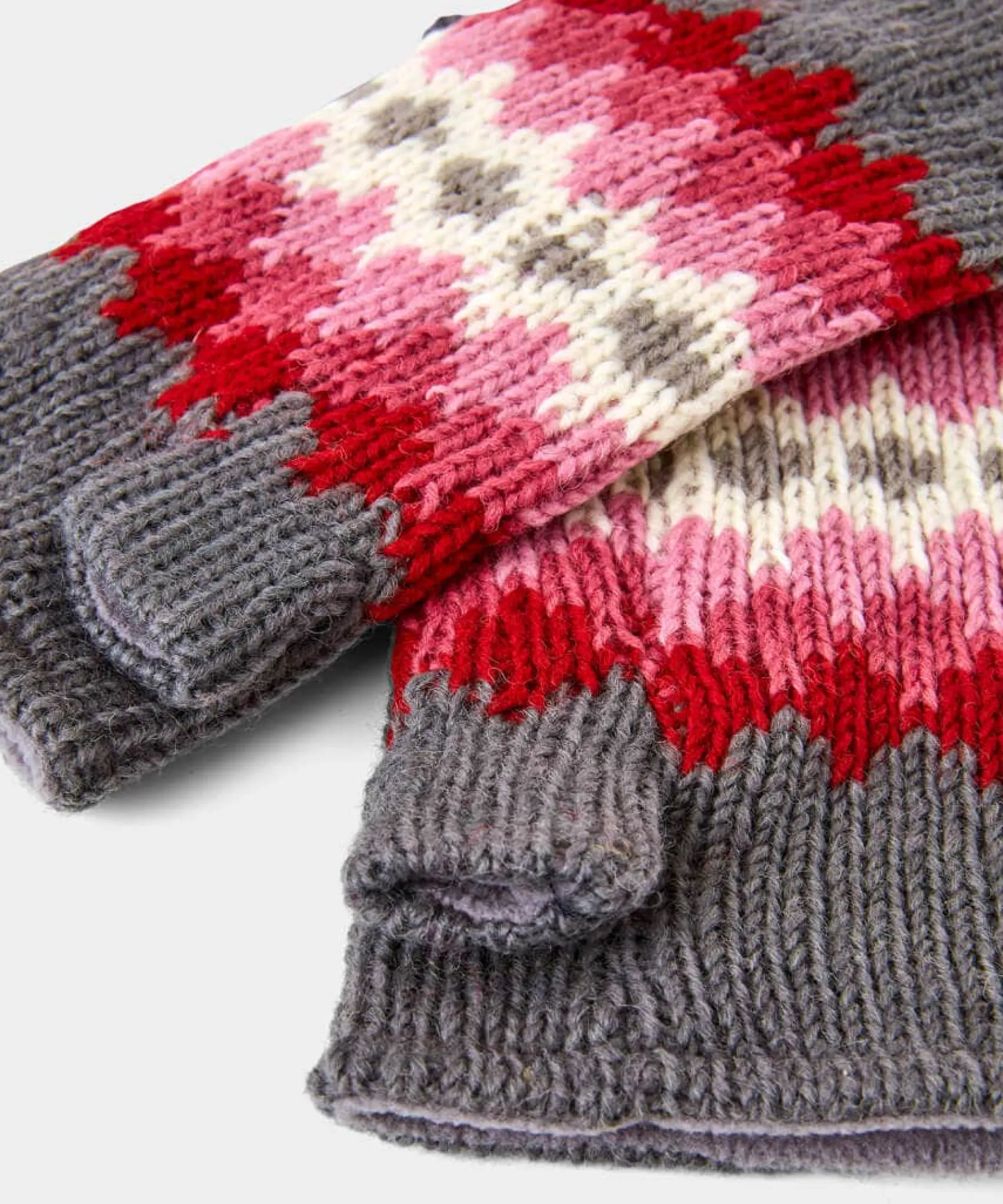 warm_and_cosy_fingerless__2.webp Gifts | Accessories & Jewellery | Sale Accessories & Jewellery | Women's | Women's | Women's Joe Browns Warm And Cosy Fingerless Mitts Pink Multi