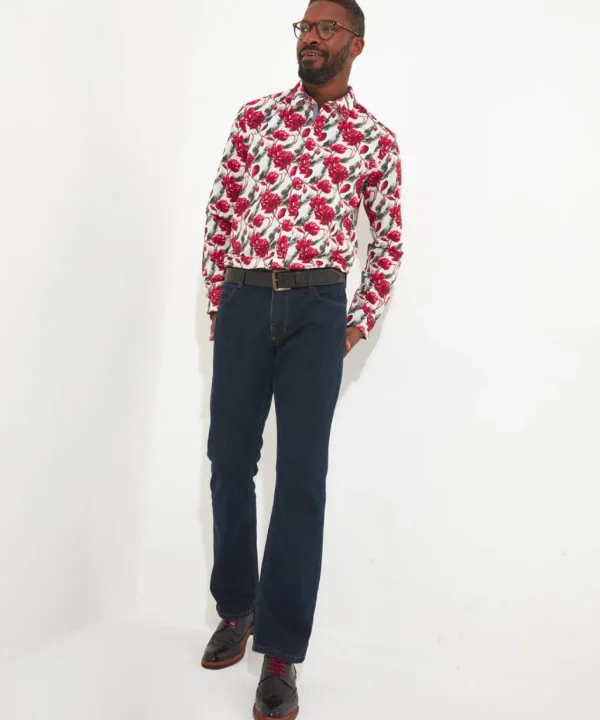 Shop Men's Collection | Funky Shirts | Men's Partywear | Shirts | Sale Shirts | Top Picks | Top Picks | Top Picks | Men,s | Men,s Joe Browns Winter Floral Shirt White