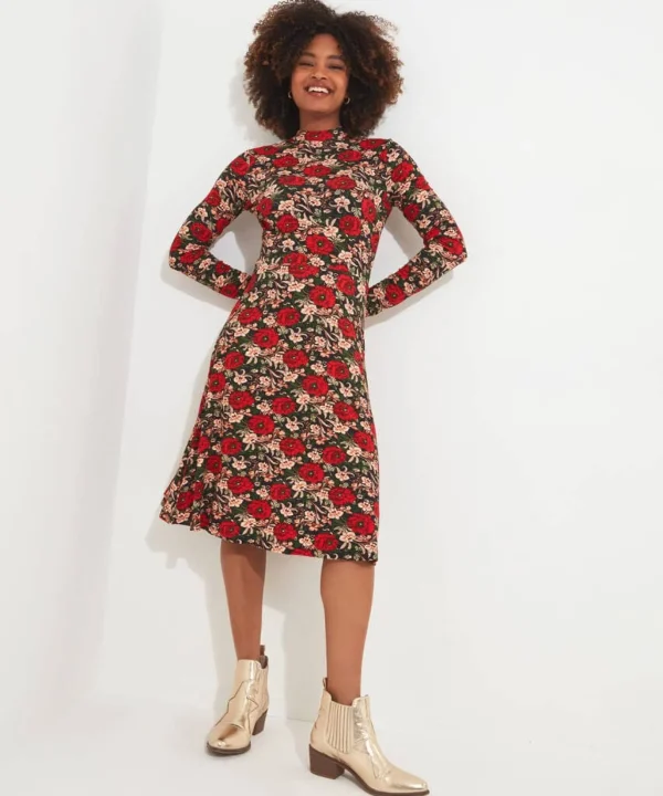 Shop Women's Collection | Dresses | Sale Dresses | Top Picks | Women's | Women's Joe Browns Winter Garden Dress Multi