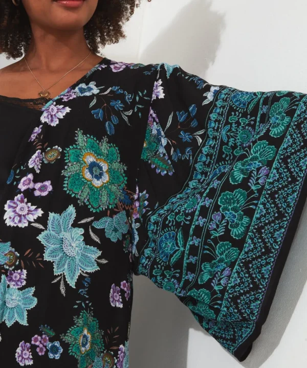 Occasion Outfits | Gifts | Tops, Tunics & Blouses | Sale Tops, Tunics & Blouses | Top Picks | Women's | Women's | Women's Joe Browns Winter Walks Kimono Black