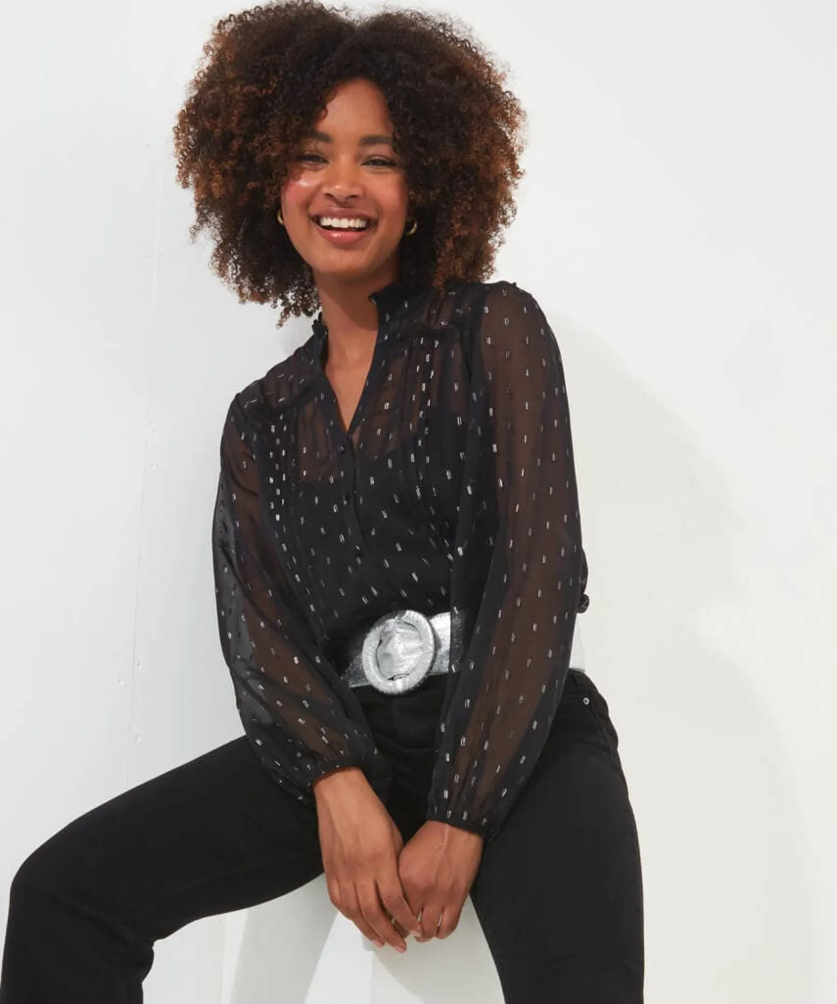 winter_wonders_shirt_0.webp Occasion Outfits | Tops, Tunics & Blouses | Sale Tops, Tunics & Blouses | Top Picks | Women's | Women's Joe Browns Winter Wonders Shirt Black