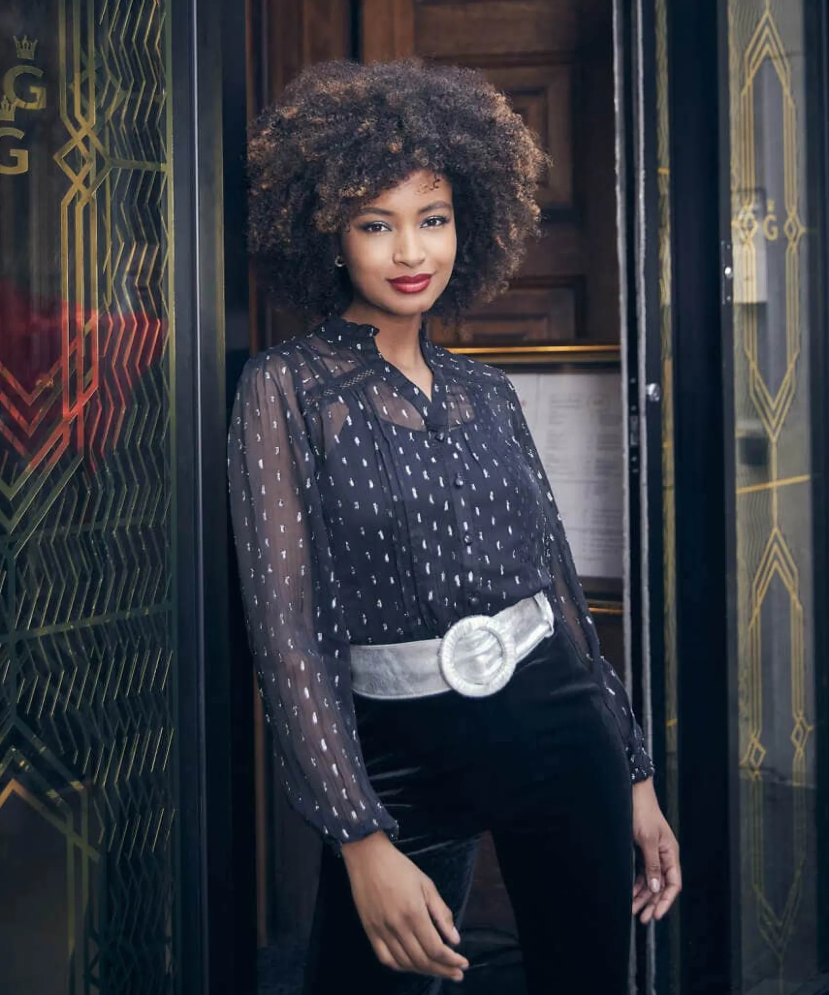 winter_wonders_shirt_2.webp Occasion Outfits | Tops, Tunics & Blouses | Sale Tops, Tunics & Blouses | Top Picks | Women's | Women's Joe Browns Winter Wonders Shirt Black