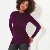 Shop Women's Collection | Tops, Tunics & Blouses | Sale Tops, Tunics & Blouses | Top Picks | Women's | Women's Joe Browns With A Difference Ruched Tunic Purple